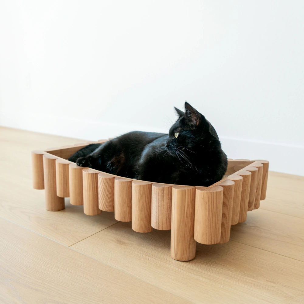 Wood cat scratcher on sale